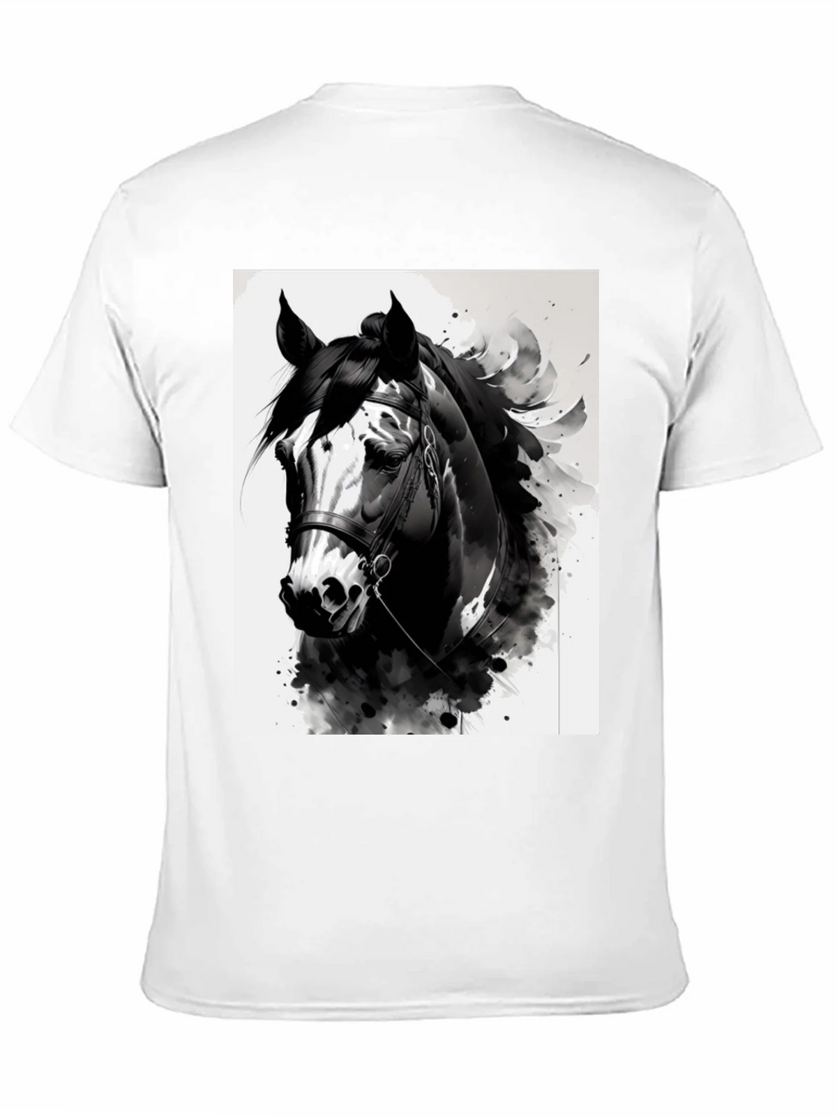 Horse Graphic Black T-Shirt