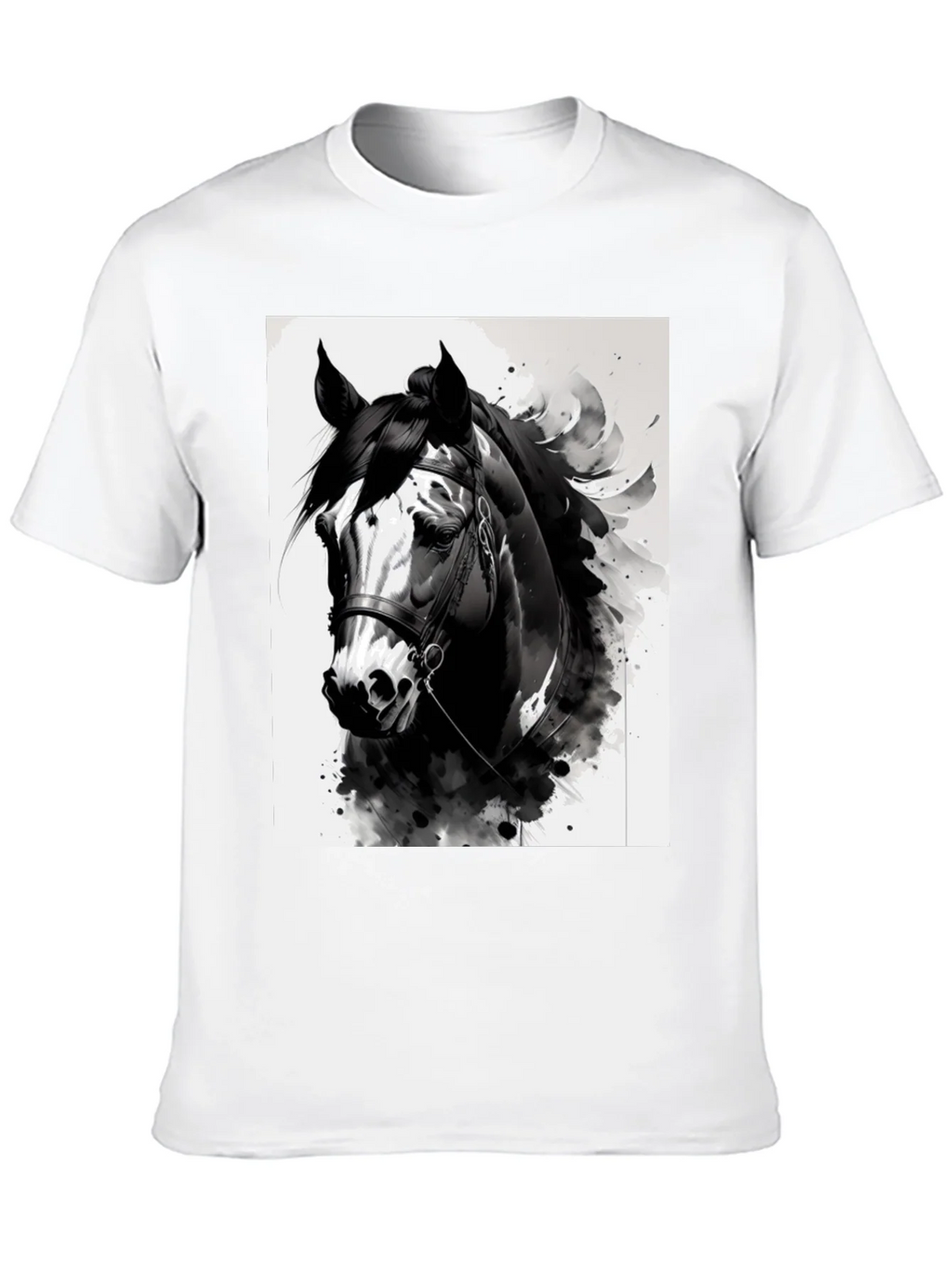 Horse Graphic Black T-Shirt