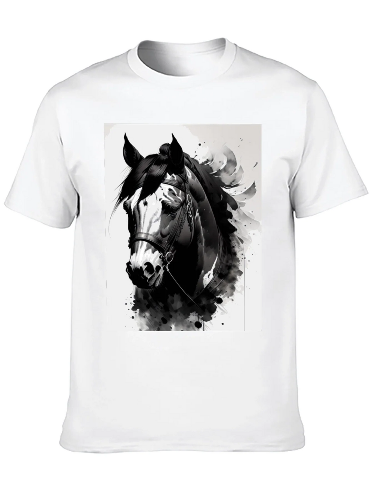 Horse Graphic Black T-Shirt
