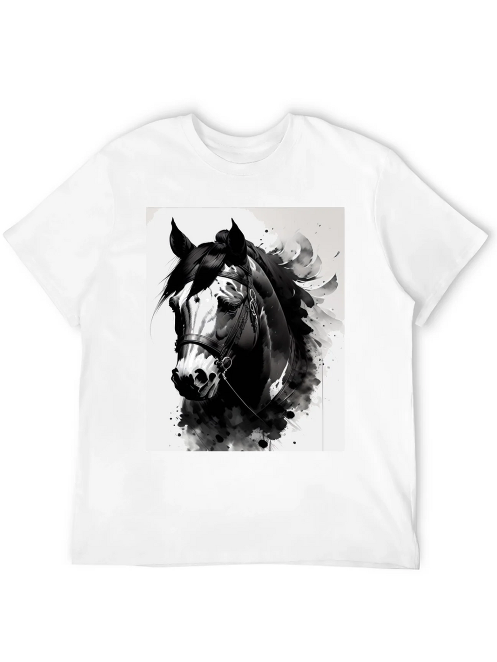 Horse Graphic Black T-Shirt