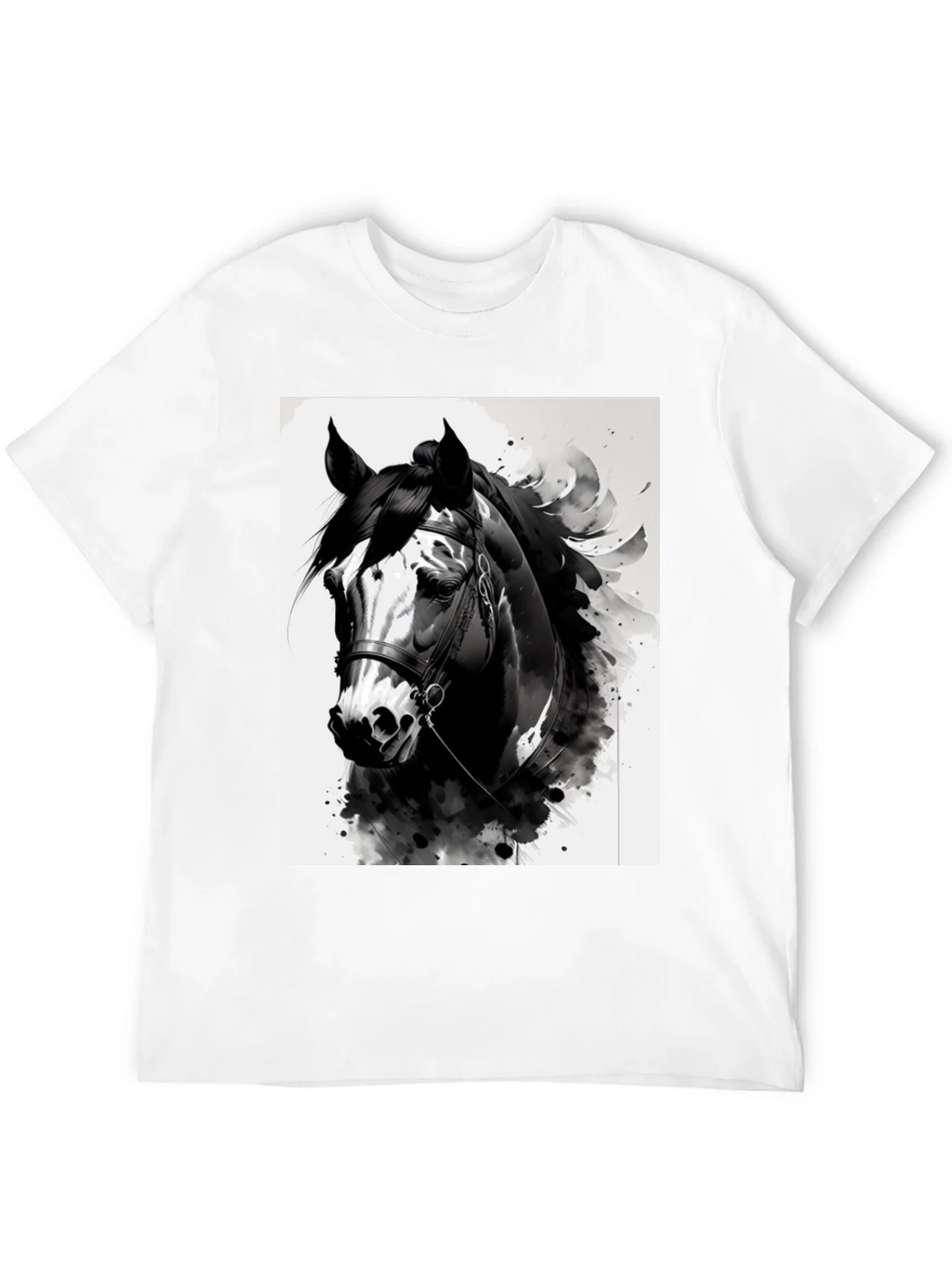 Horse Graphic Black T-Shirt