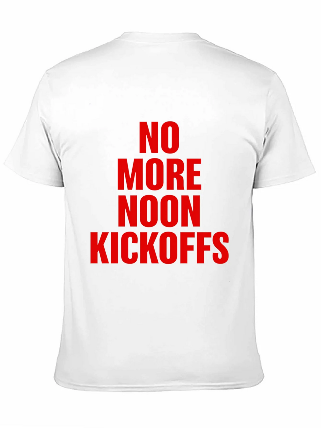 No More Noon Kickoffs Graphic Tee