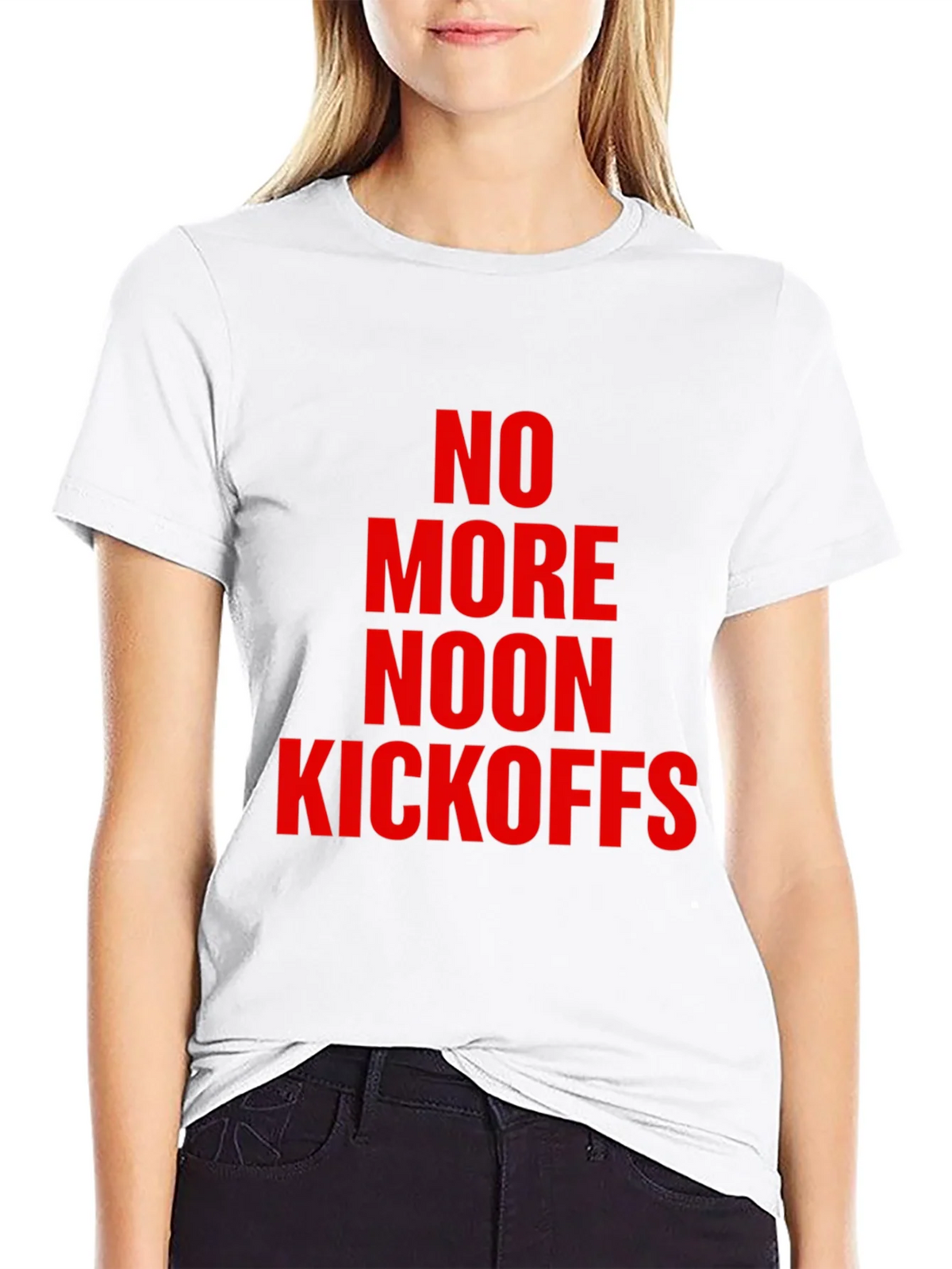 No More Noon Kickoffs Graphic Tee