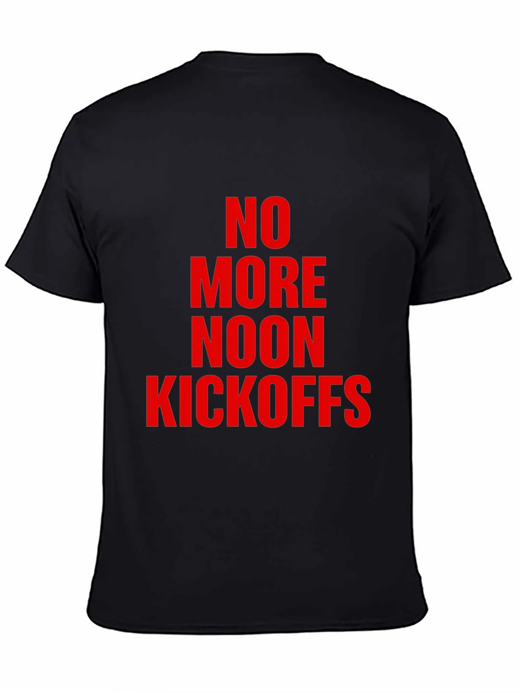 No More Noon Kickoffs Graphic Tee