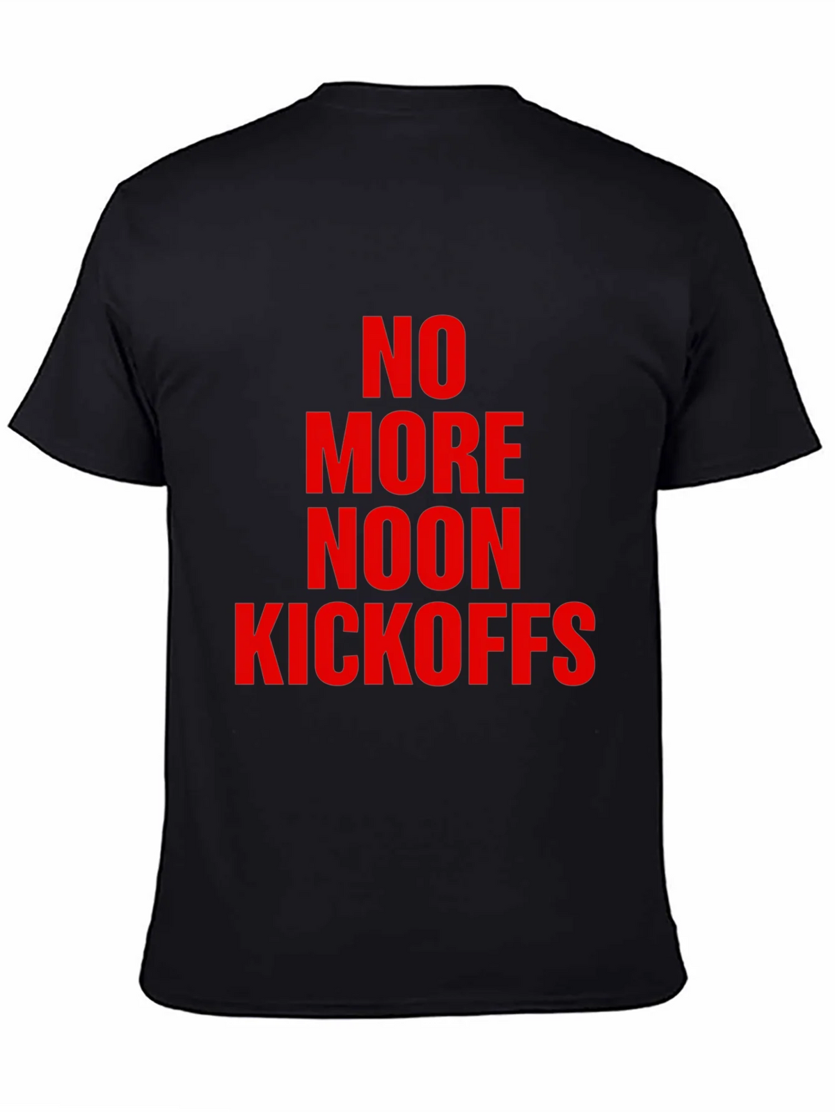 No More Noon Kickoffs Graphic Tee