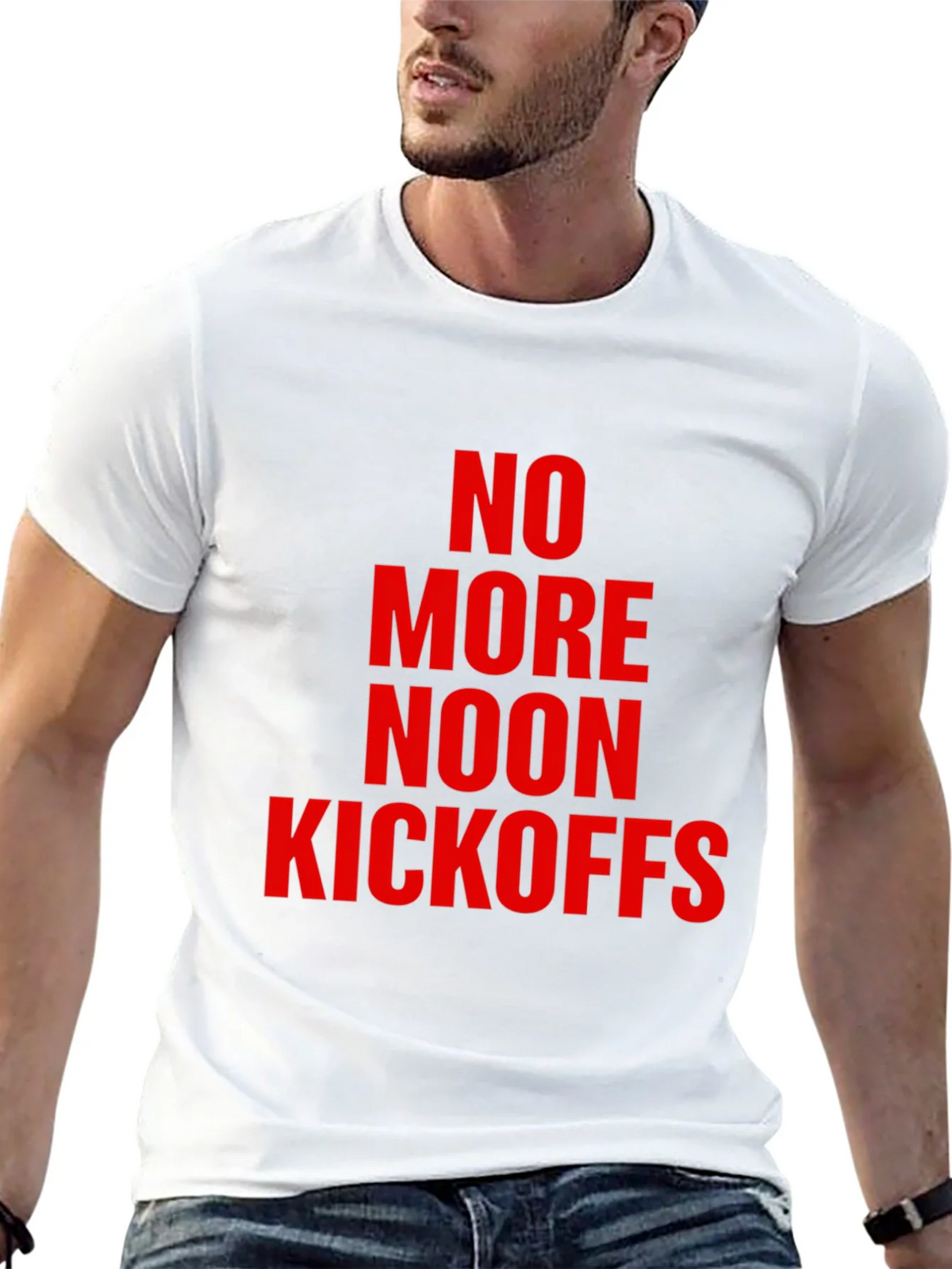 No More Noon Kickoffs Graphic Tee