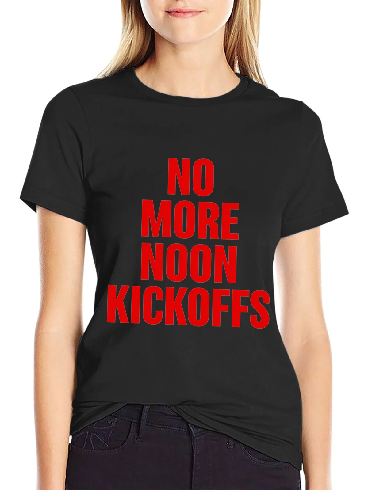 No More Noon Kickoffs Graphic Tee