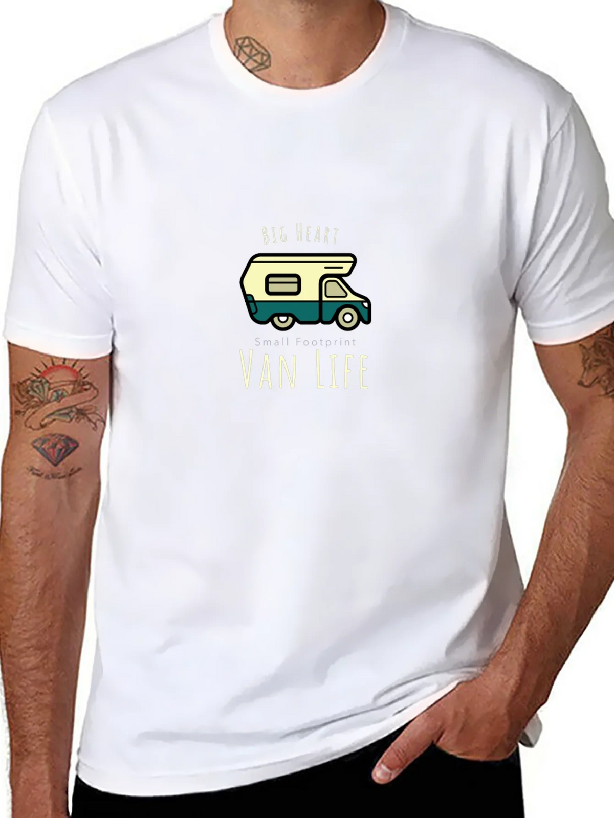 Big Heart Van Life Graphic T-Shirt