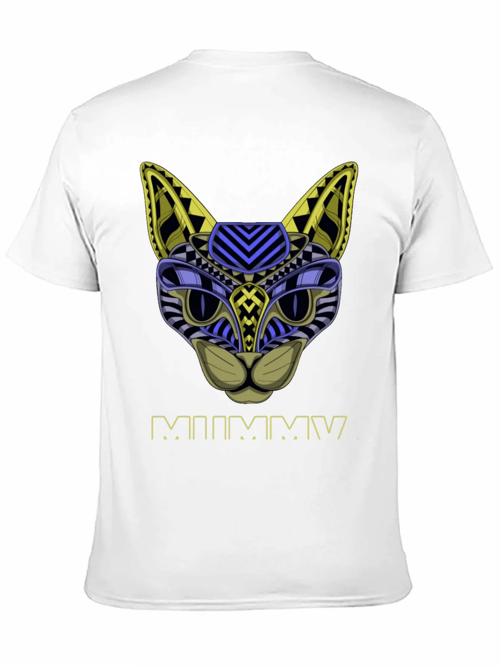 Abstract Mummy Cat T-Shirt