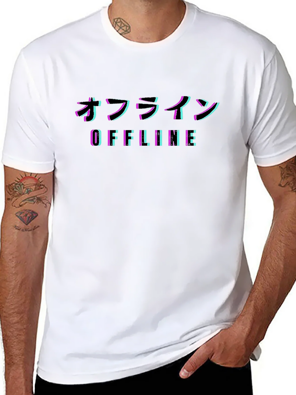 Offline Glitchcore T-Shirt