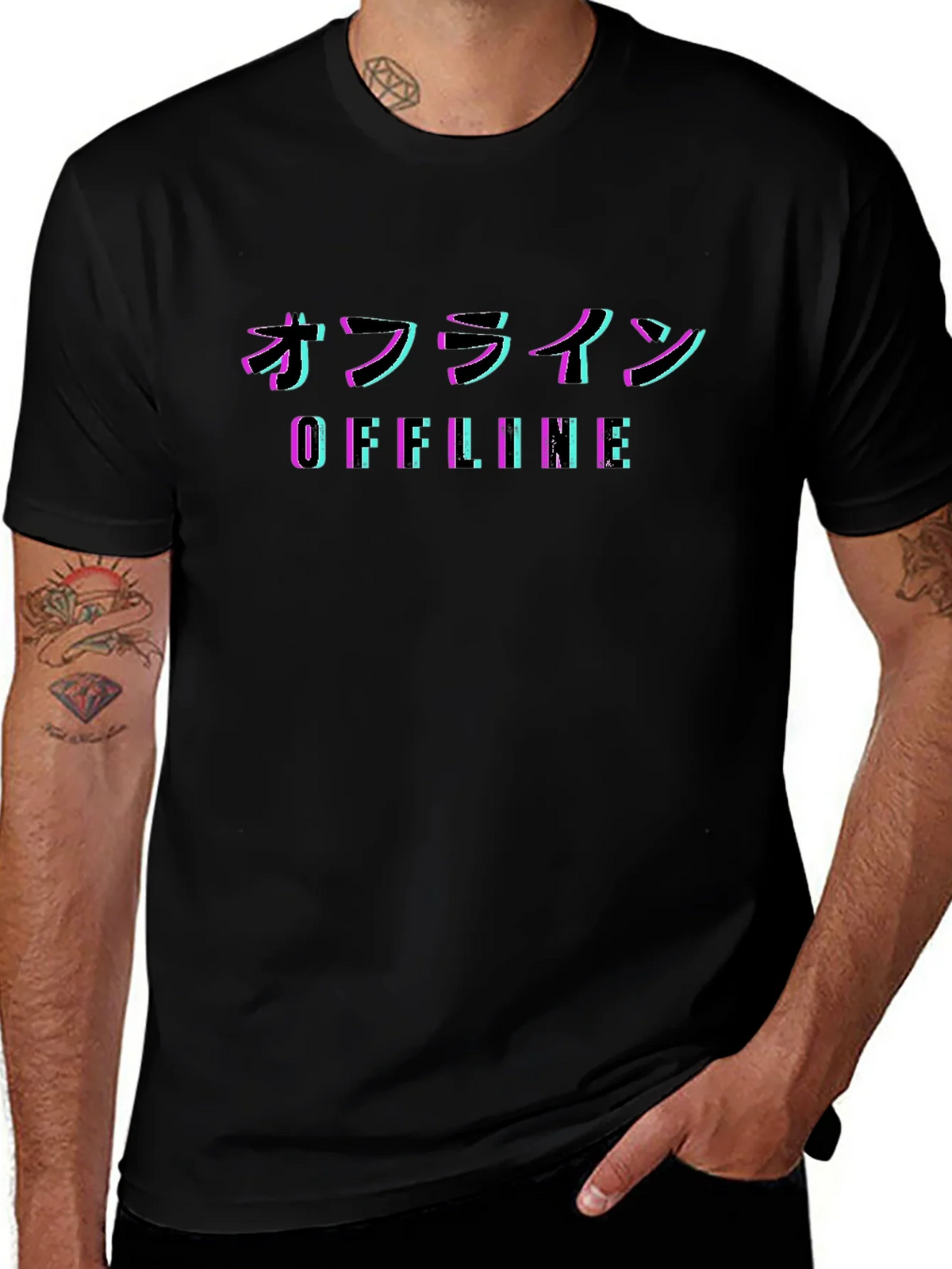 Offline Glitchcore T-Shirt