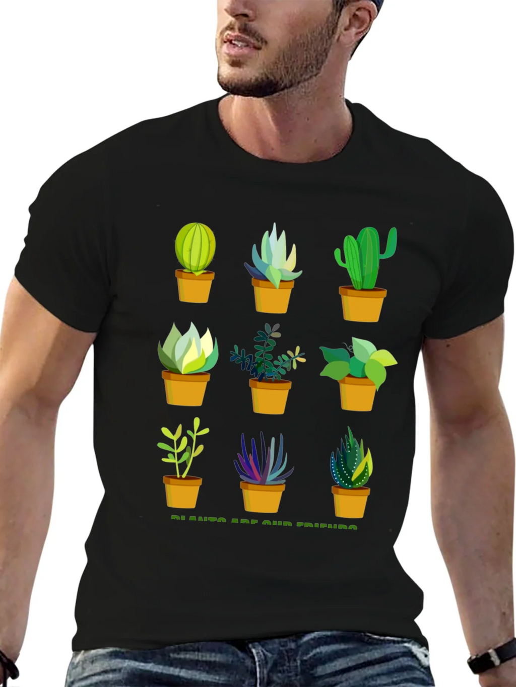 Potted Plant Graphic Tee - Stylish & Trendy