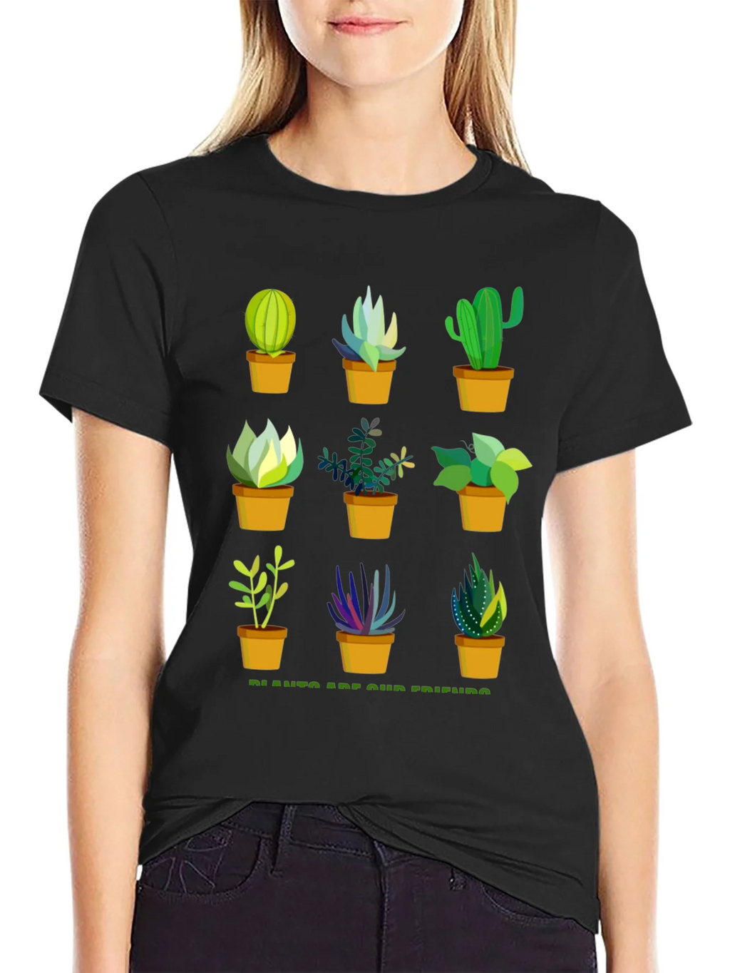 Potted Plant Graphic Tee - Stylish & Trendy