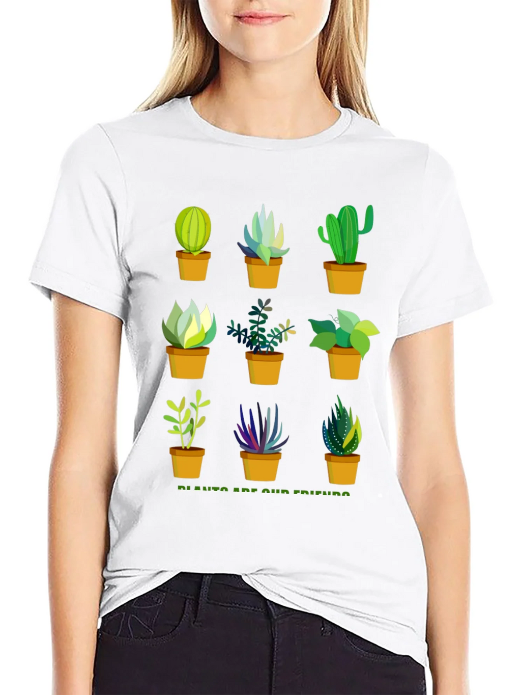 Potted Plant Graphic Tee - Stylish & Trendy