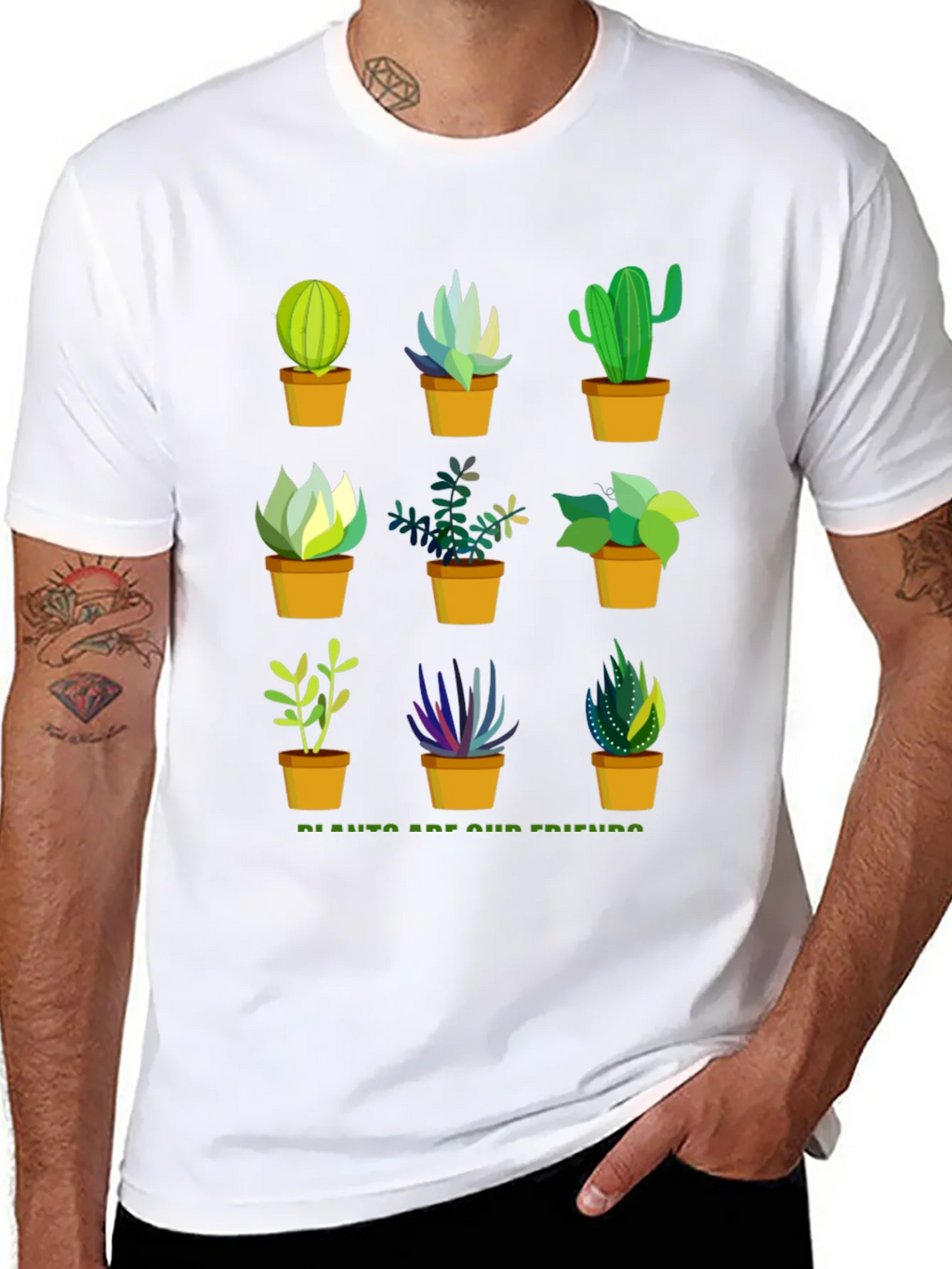 Potted Plant Graphic Tee - Stylish & Trendy