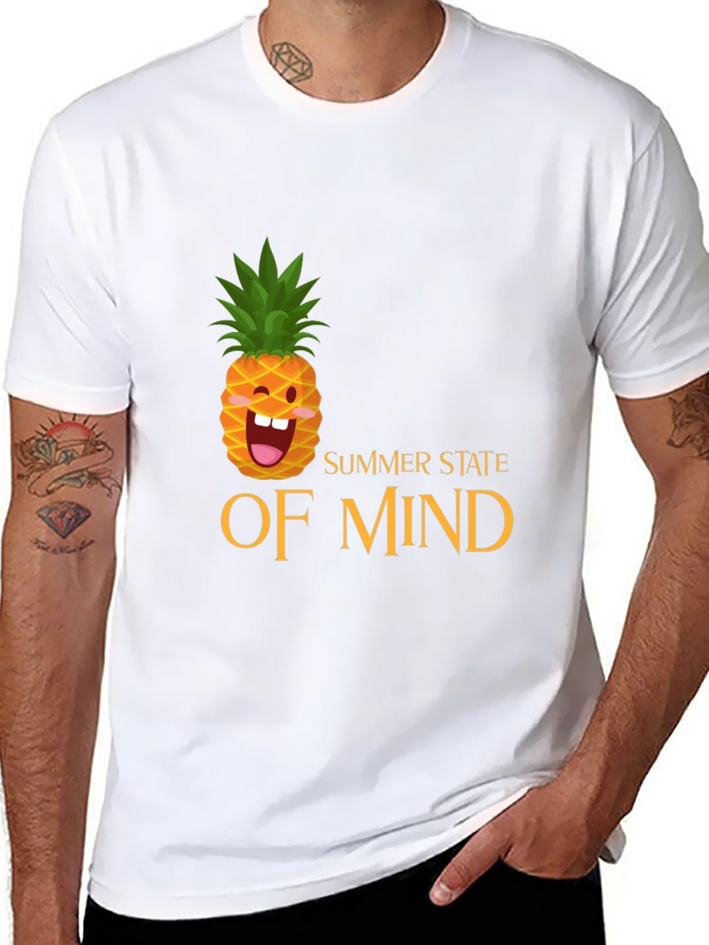 Summer State of Mind Pineapple Graphic Tee