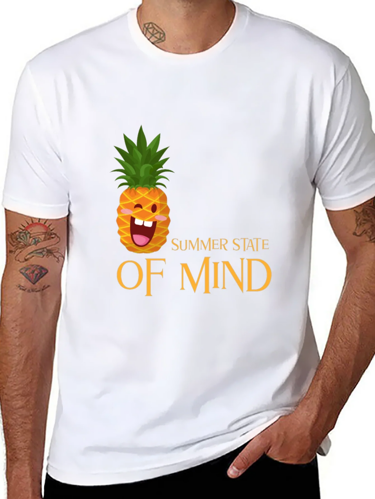 Summer State of Mind Pineapple Graphic Tee