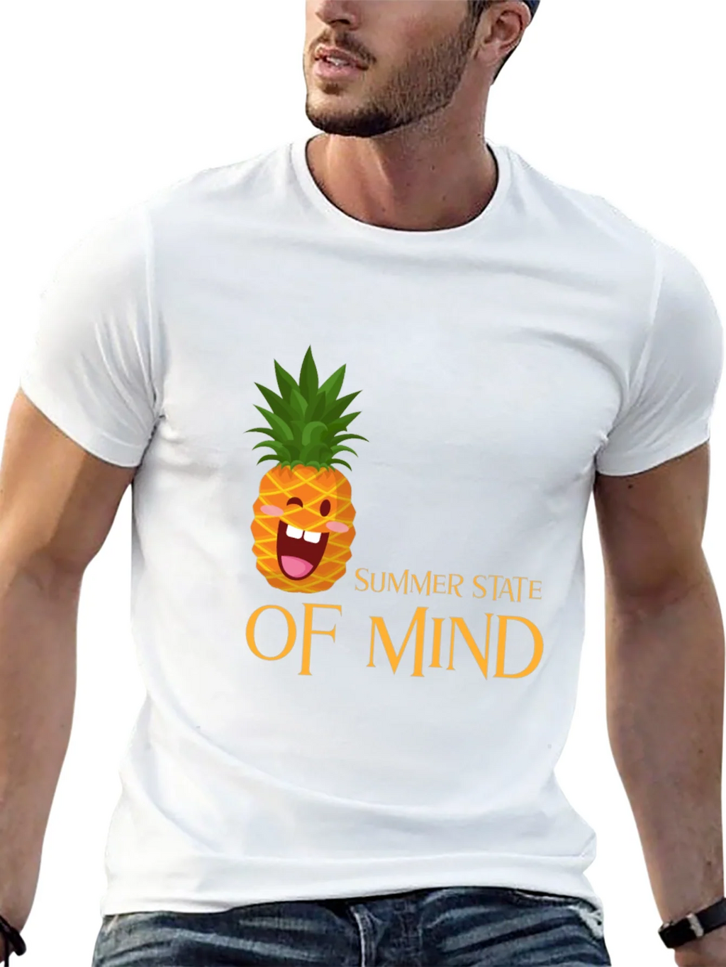 Summer State of Mind Pineapple Graphic Tee