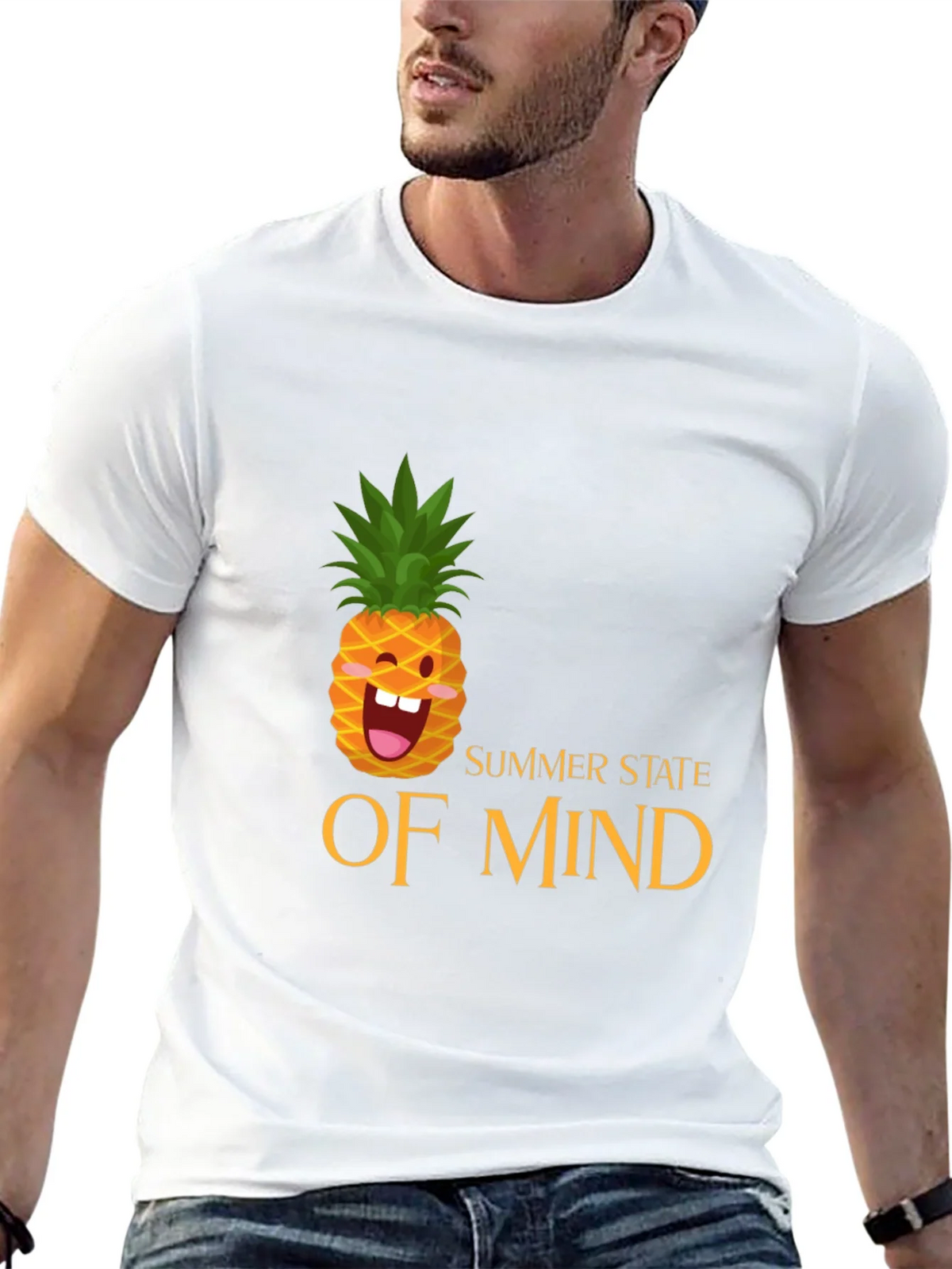 Summer State of Mind Pineapple Graphic Tee