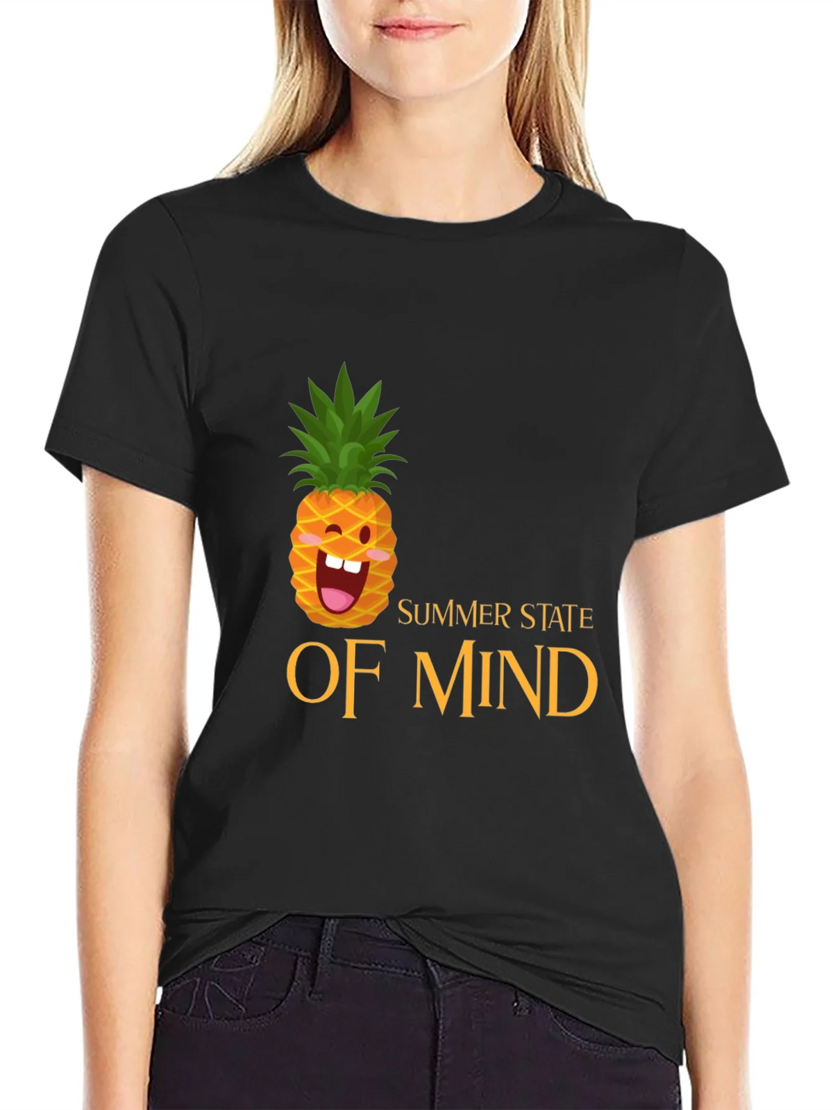Summer State of Mind Pineapple Graphic Tee