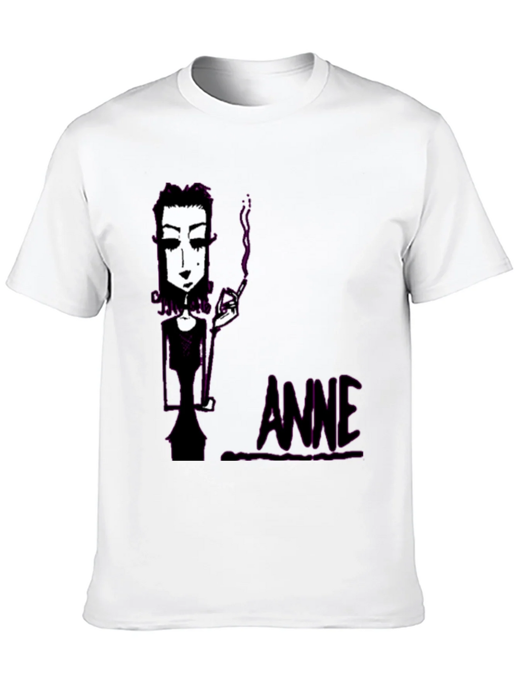 Anne Cartoon Graphic Tee - Unique Casual Style