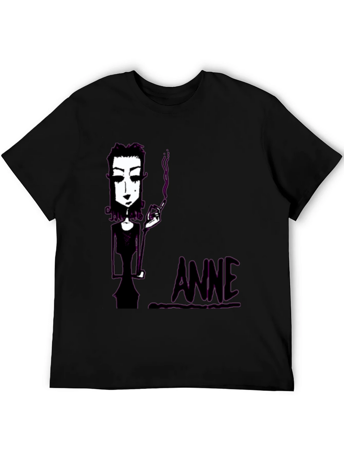Anne Cartoon Graphic Tee - Unique Casual Style
