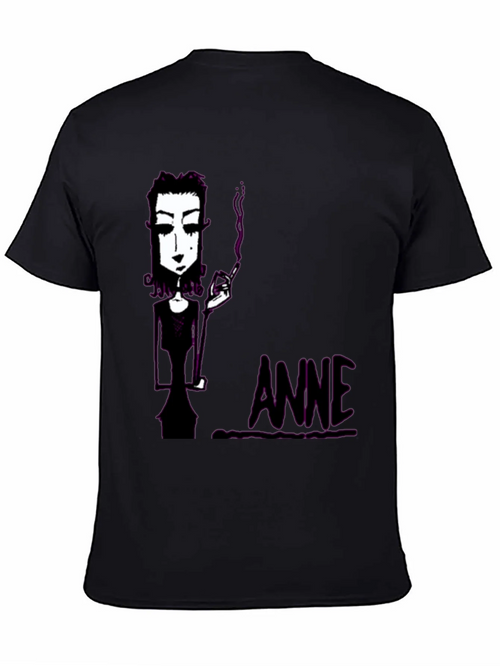 Anne Cartoon Graphic Tee - Unique Casual Style