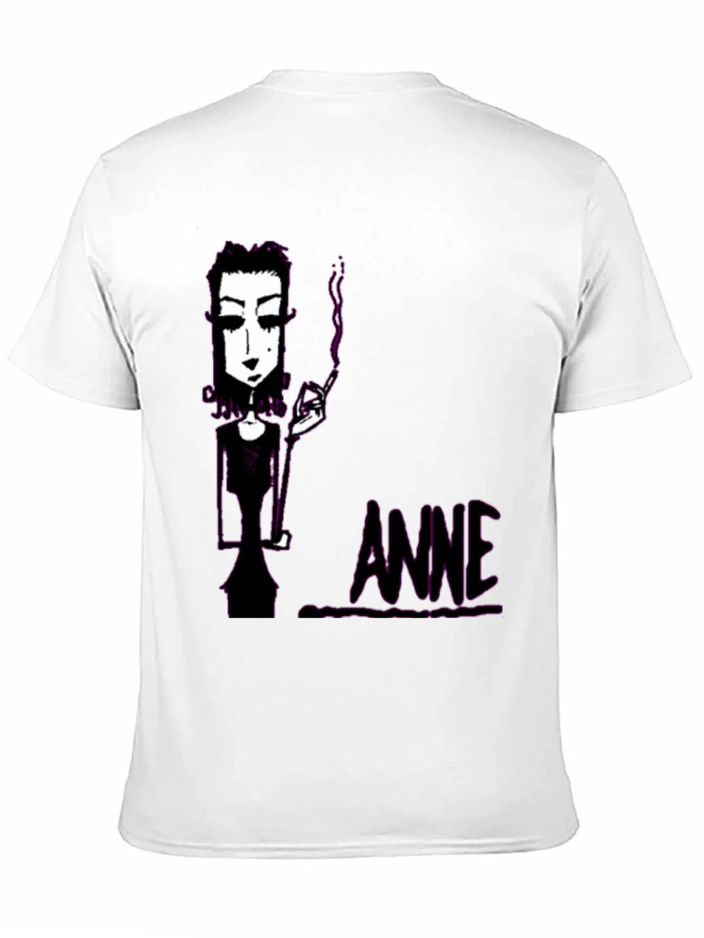 Anne Cartoon Graphic Tee - Unique Casual Style