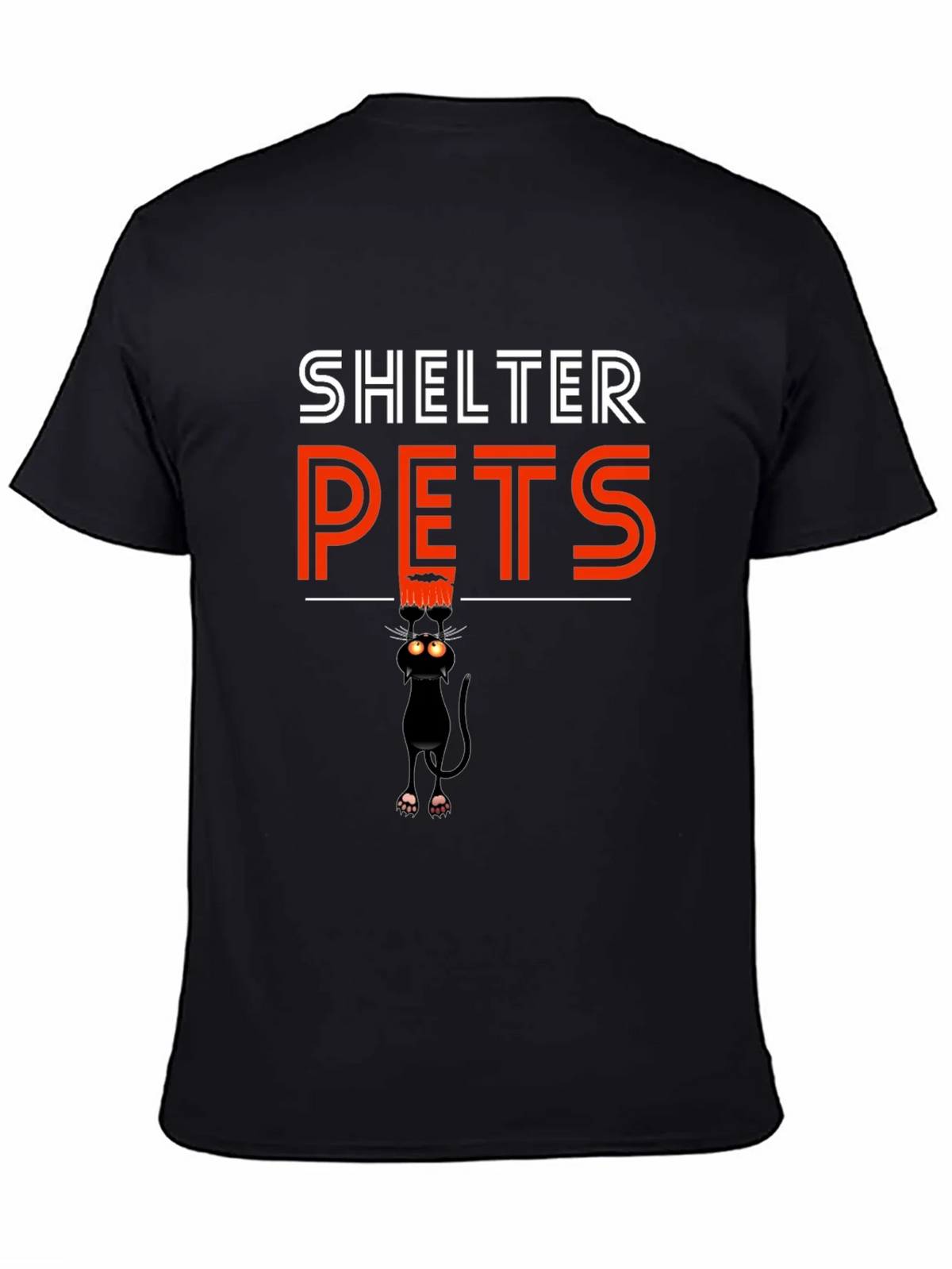 Shelter Pets Black Cat Graphic Tee