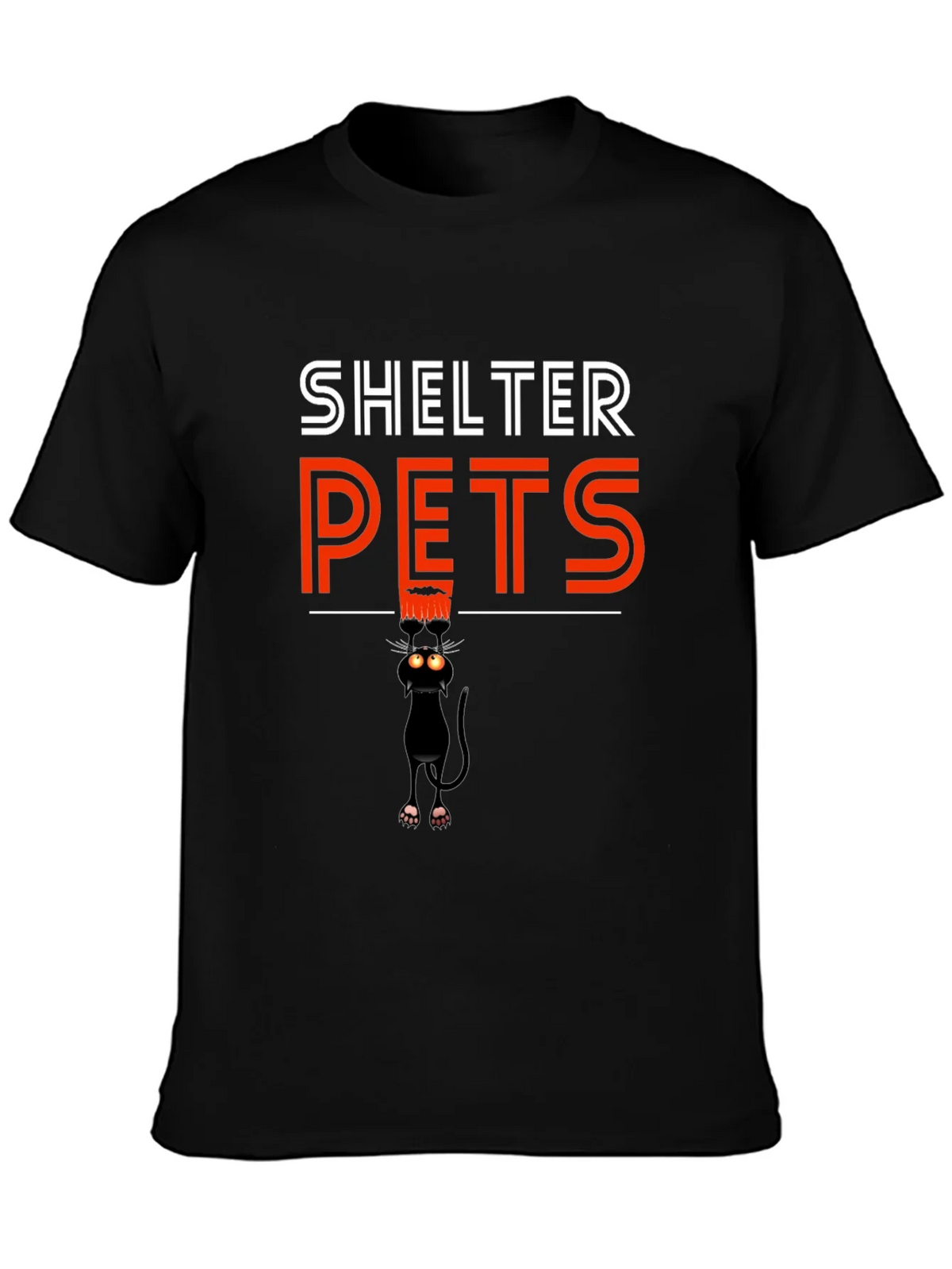 Shelter Pets Black Cat Graphic Tee