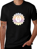 Buddha Mandala Graphic T-Shirt - Black