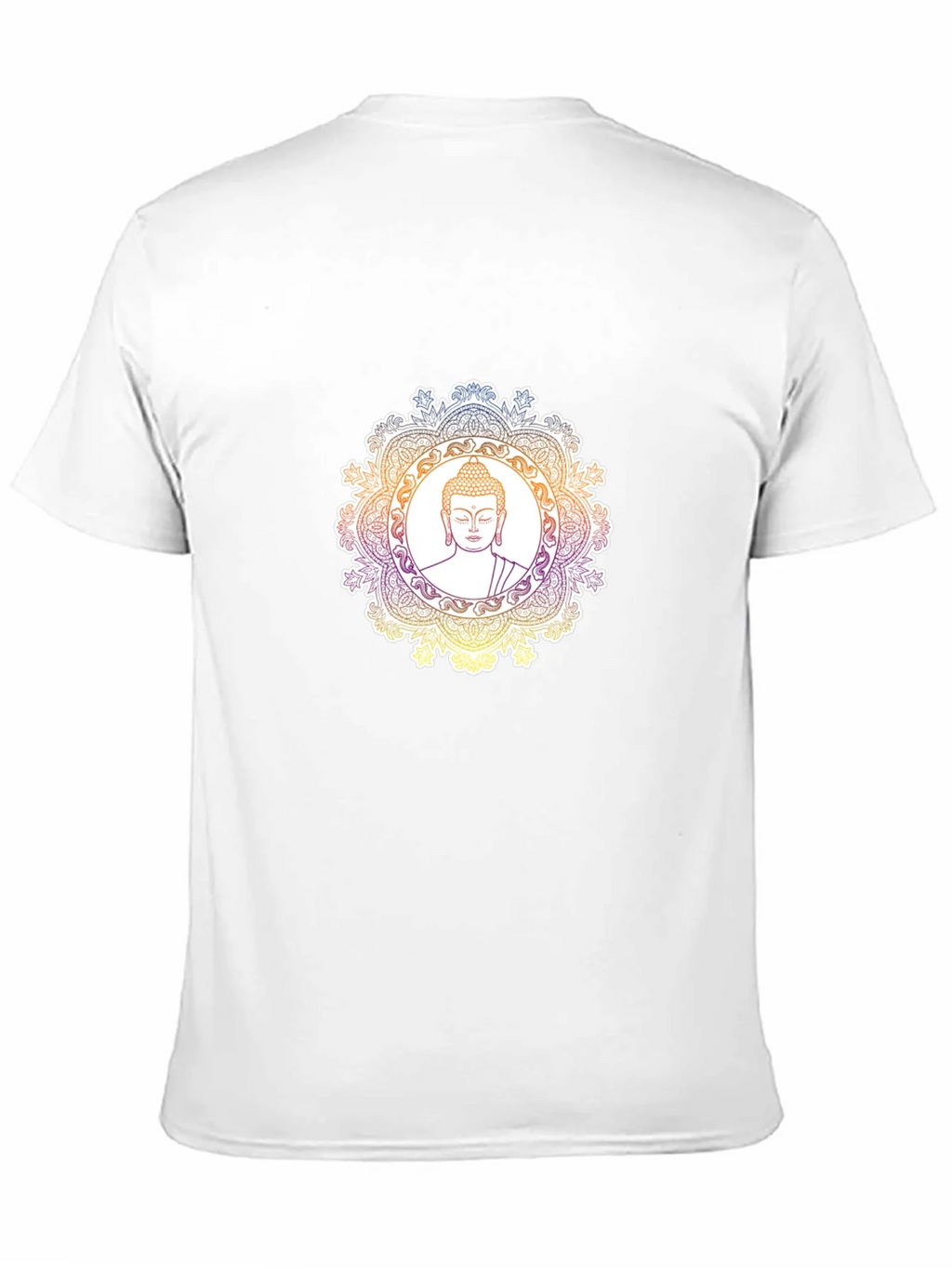 Buddha Mandala Graphic T-Shirt - Black