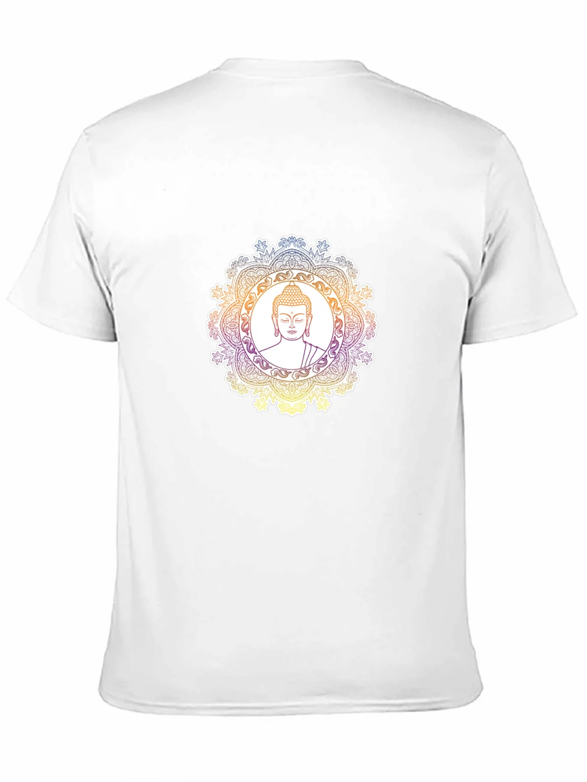 Buddha Mandala Graphic T-Shirt - Black