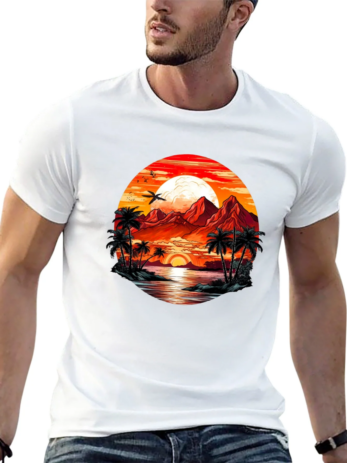 Sunset Paradise Graphic Tee