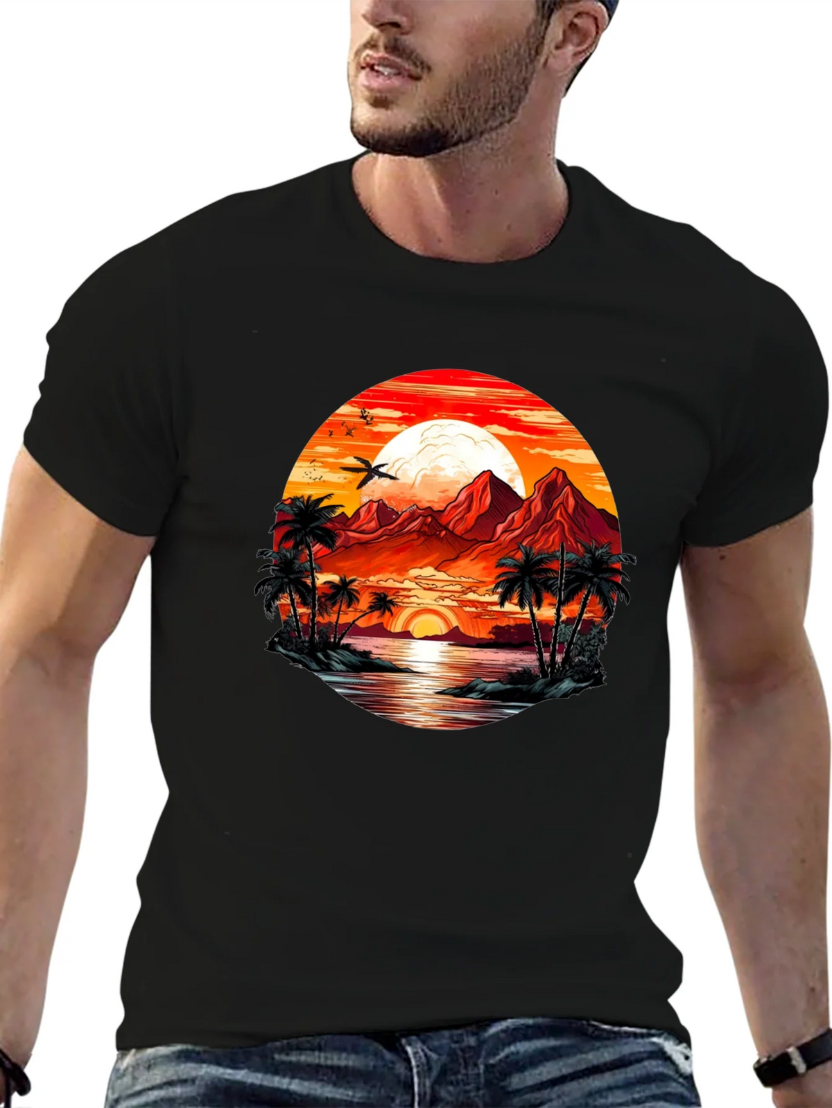 Sunset Paradise Graphic Tee