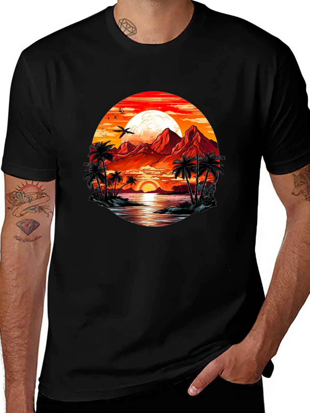 Sunset Paradise Graphic Tee