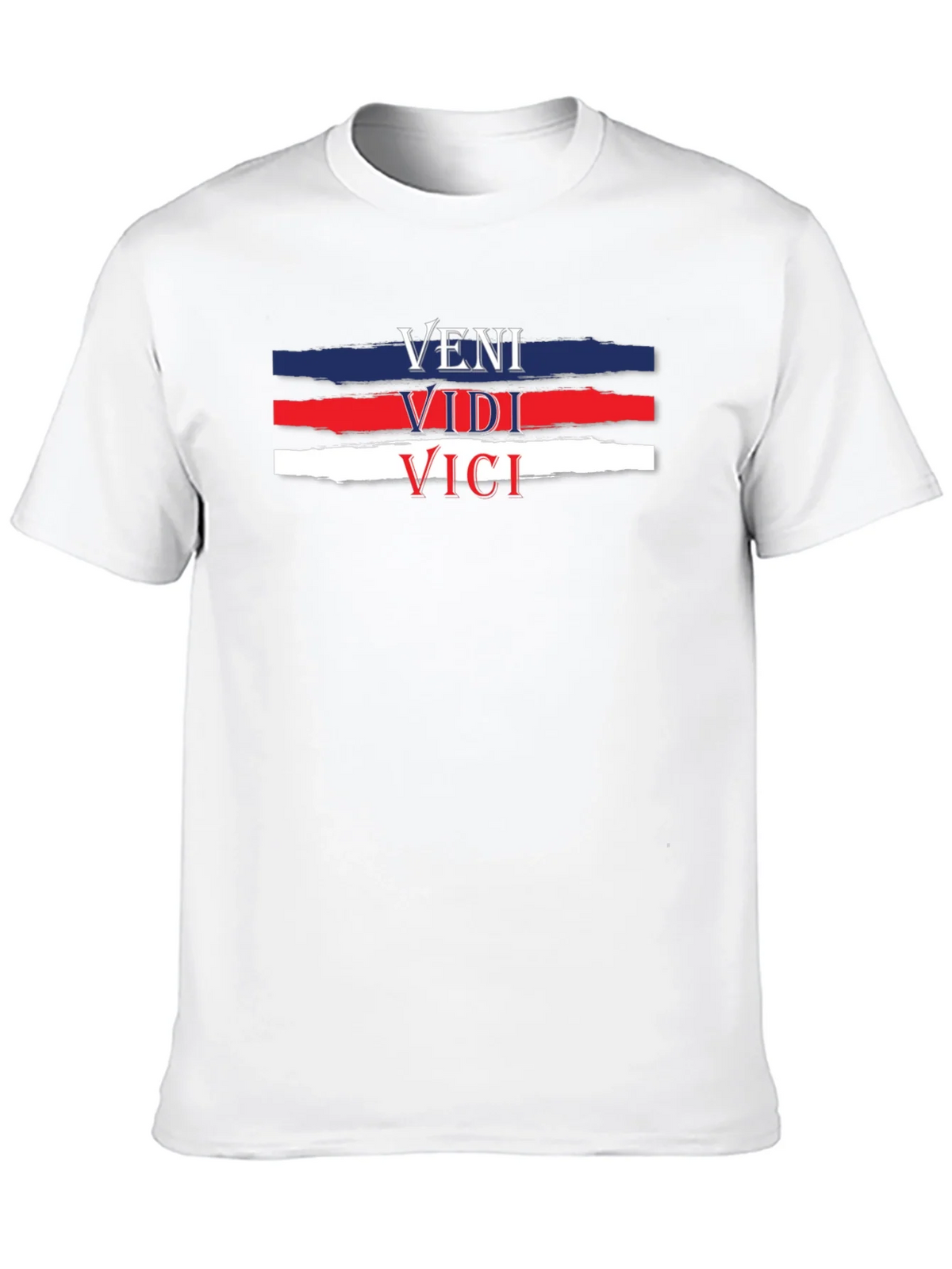Veni Vidi Vici T-Shirt - Black Cotton Tee