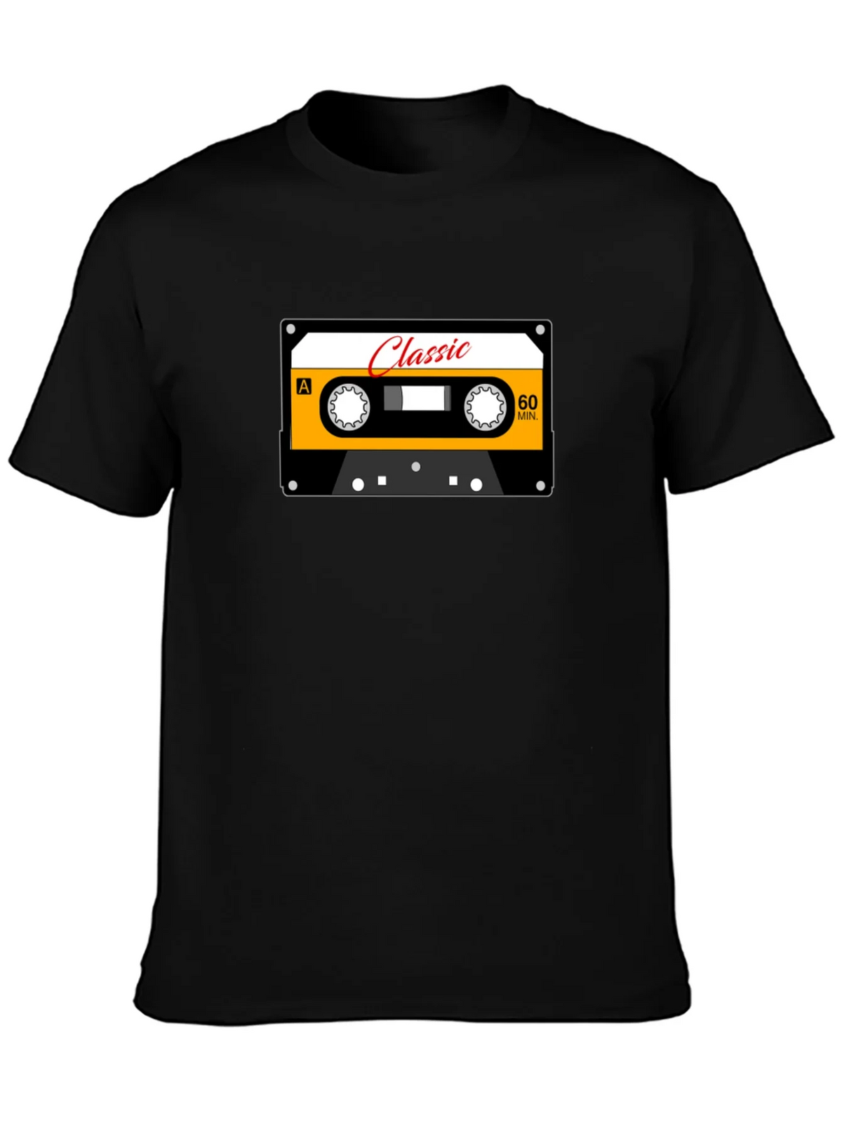 Classic Cassette Tape Graphic Tee - Retro Music Lover T-Shirt