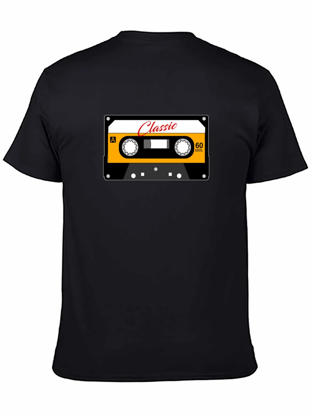 Classic Cassette Tape Graphic Tee - Retro Music Lover T-Shirt