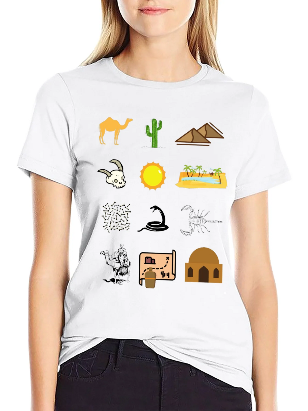 Desert Icon T-Shirt - Black Graphic Tee