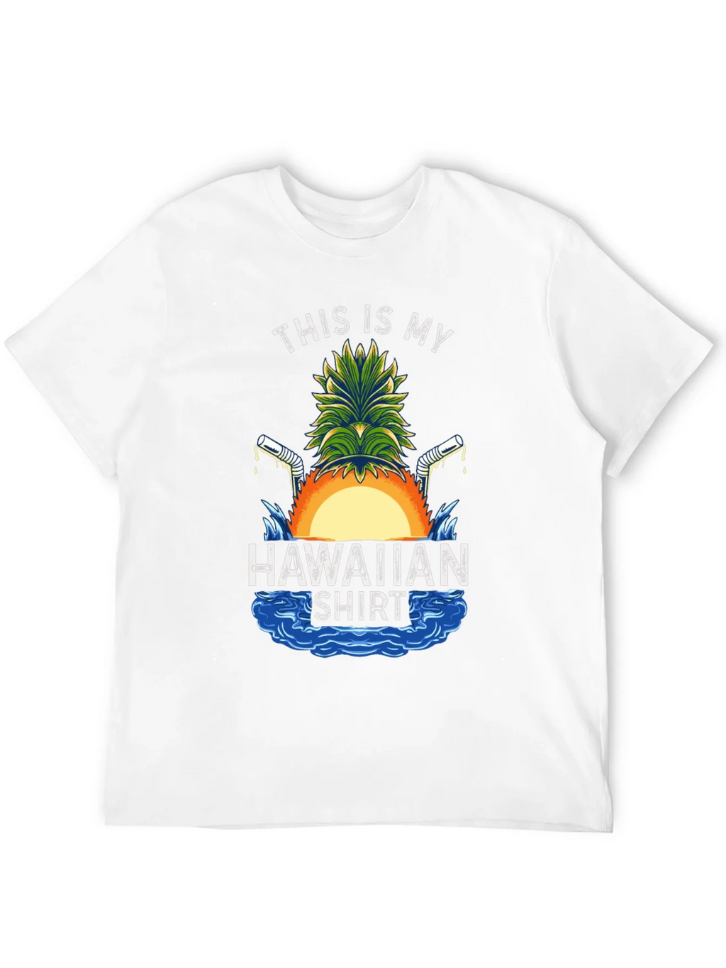 Funny Hawaiian Shirt Graphic Tee