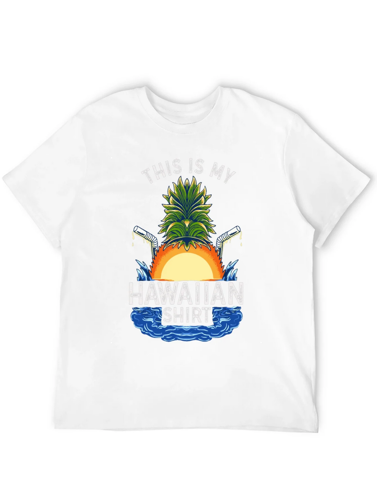 Funny Hawaiian Shirt Graphic Tee