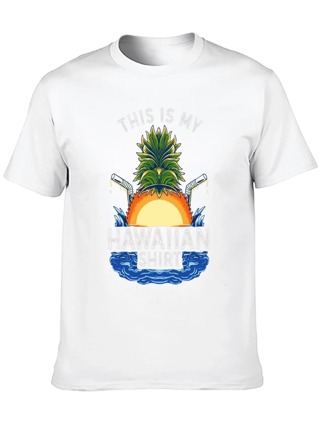 Funny Hawaiian Shirt Graphic Tee