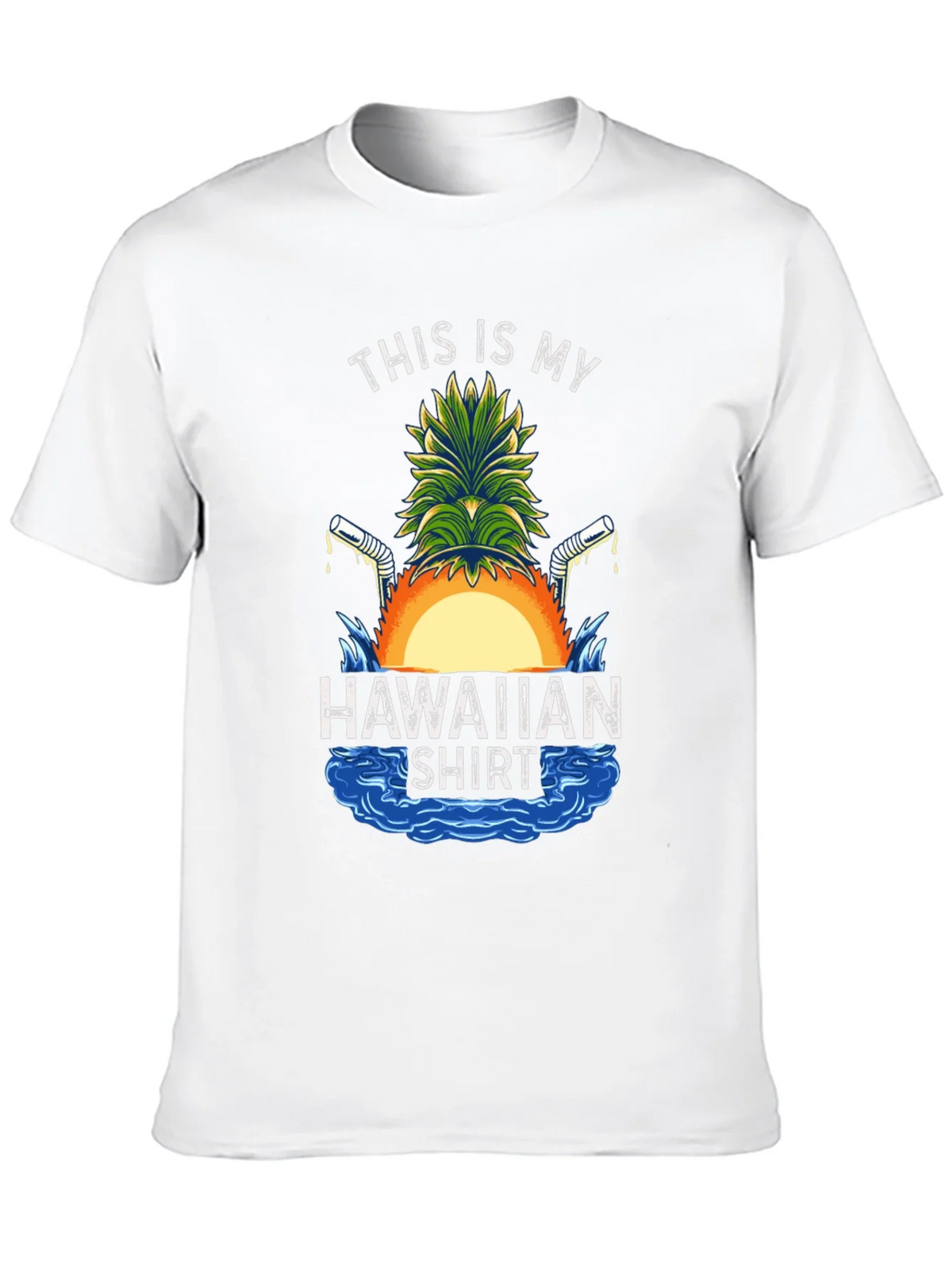Funny Hawaiian Shirt Graphic Tee