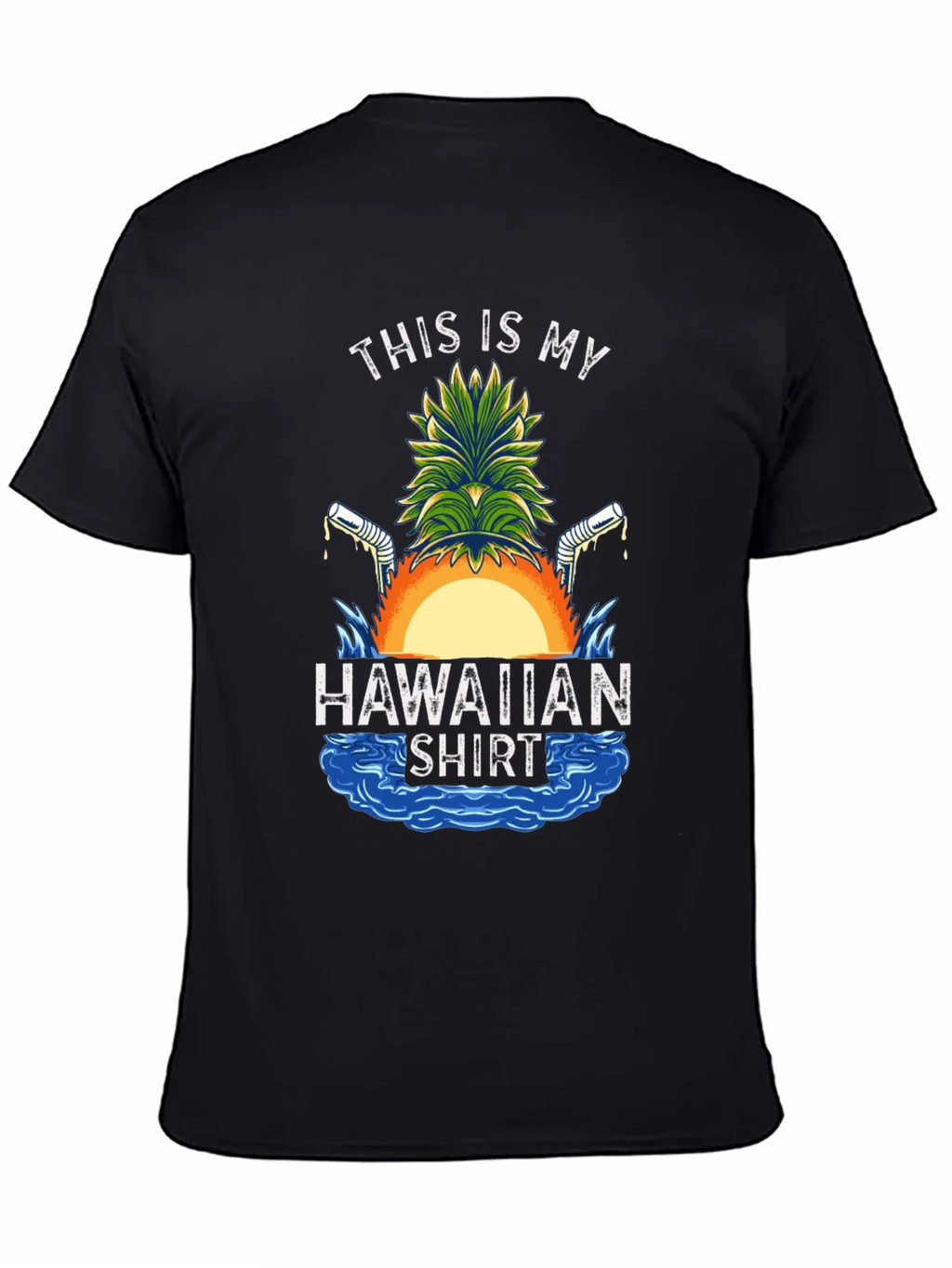 Funny Hawaiian Shirt Graphic Tee
