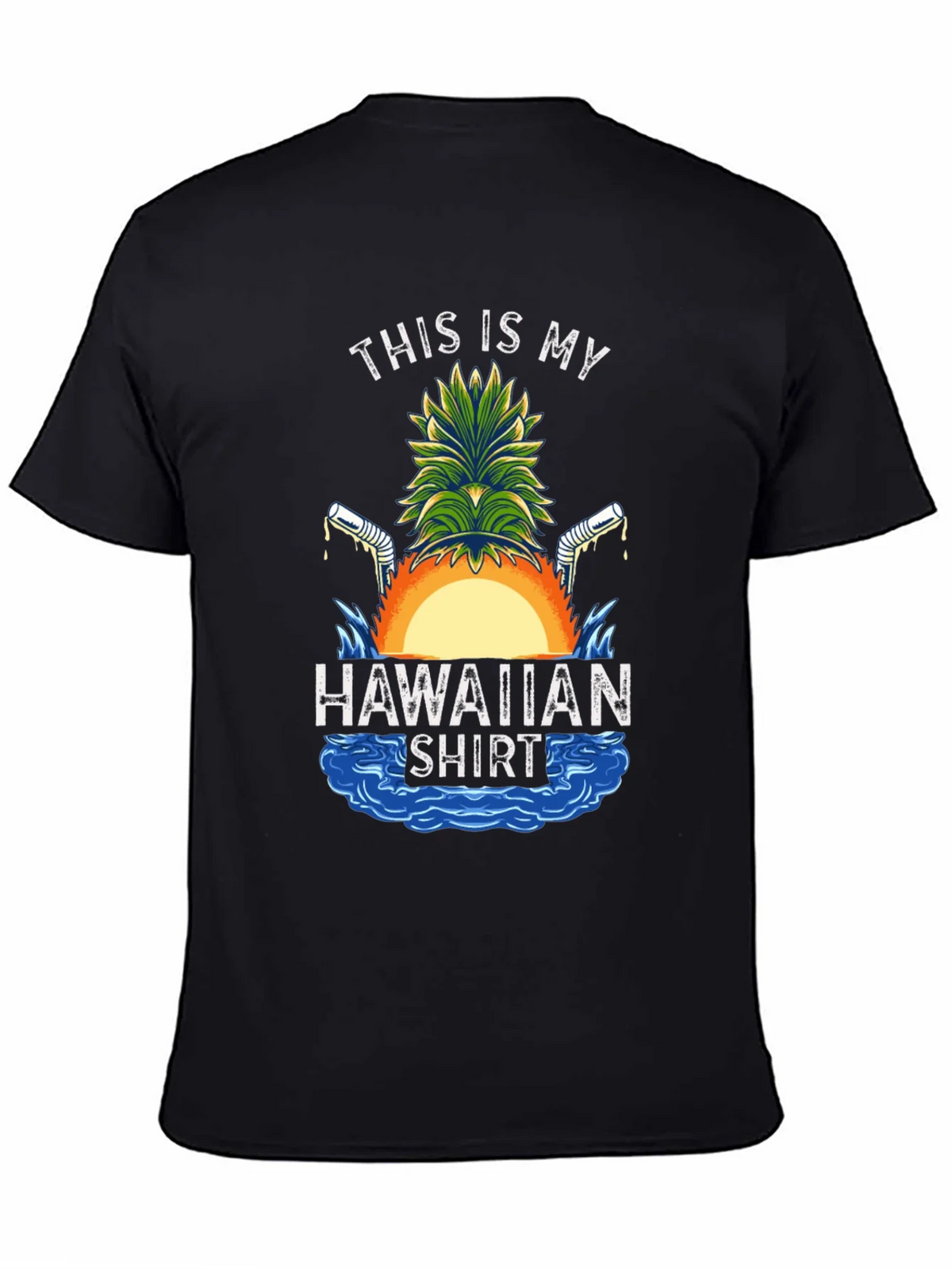 Funny Hawaiian Shirt Graphic Tee