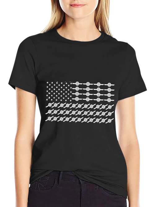 American Flag T-Shirt Novelty Design