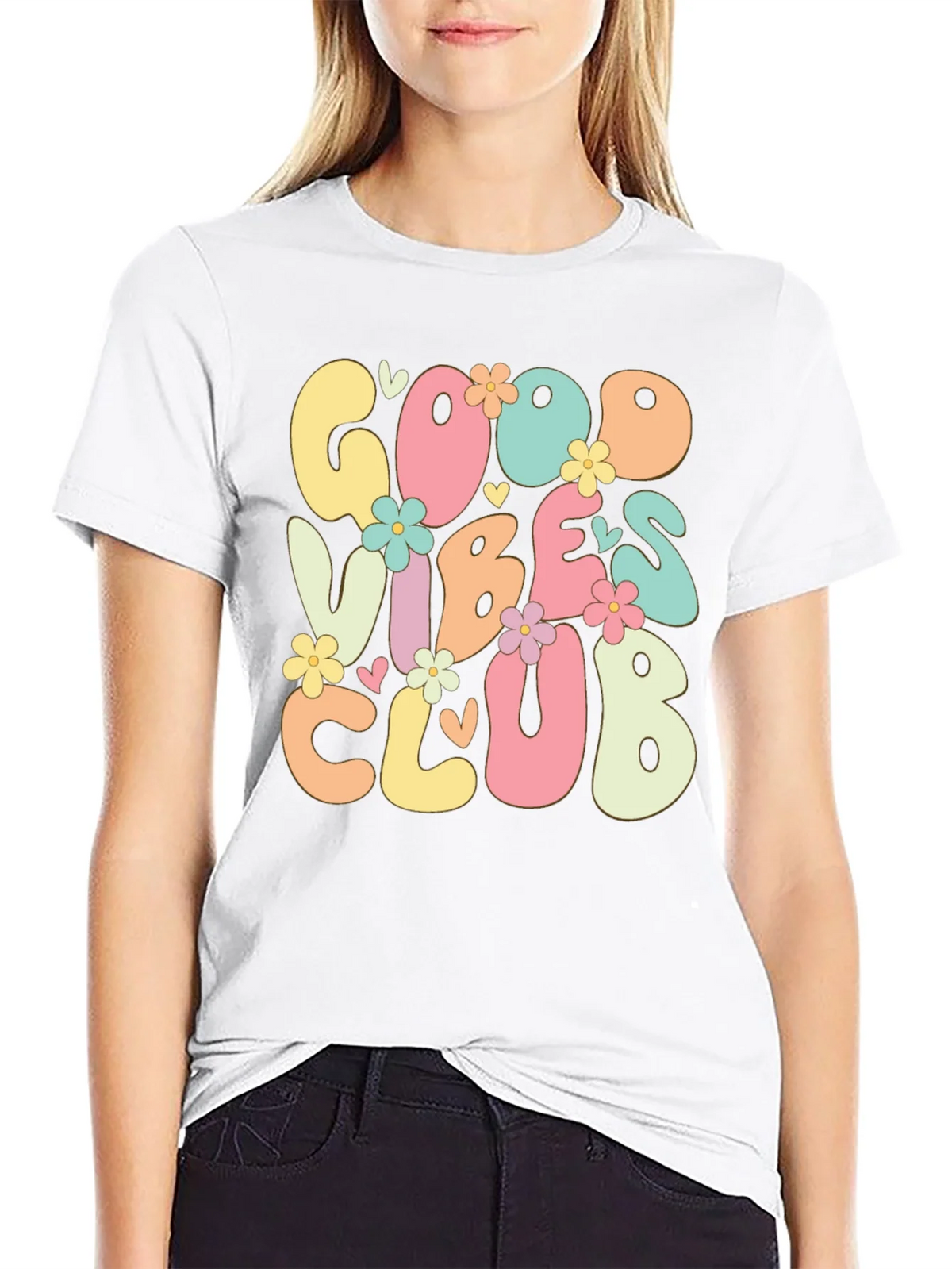 Good Vibes Club Graphic T-Shirt