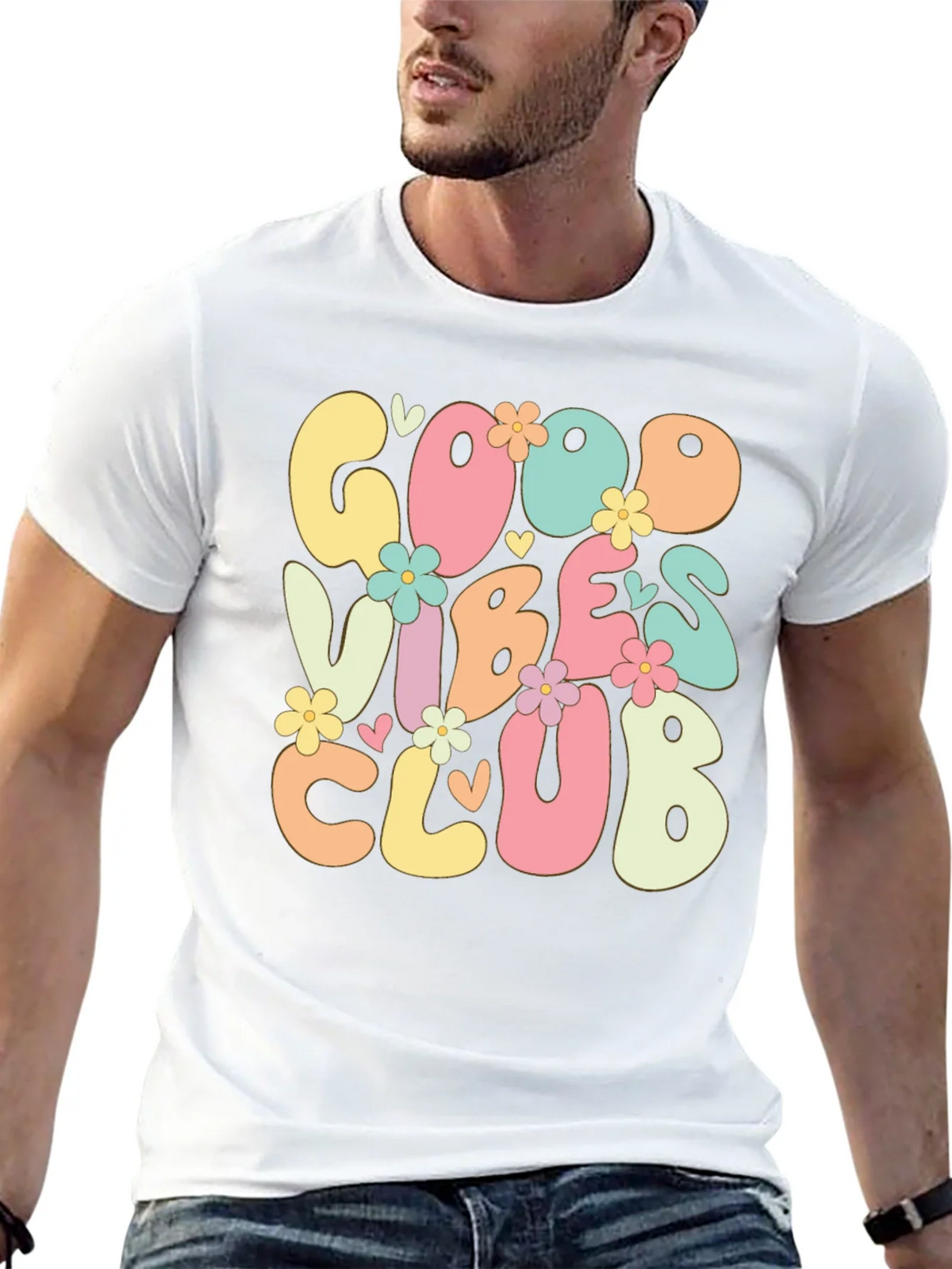 Good Vibes Club Graphic T-Shirt
