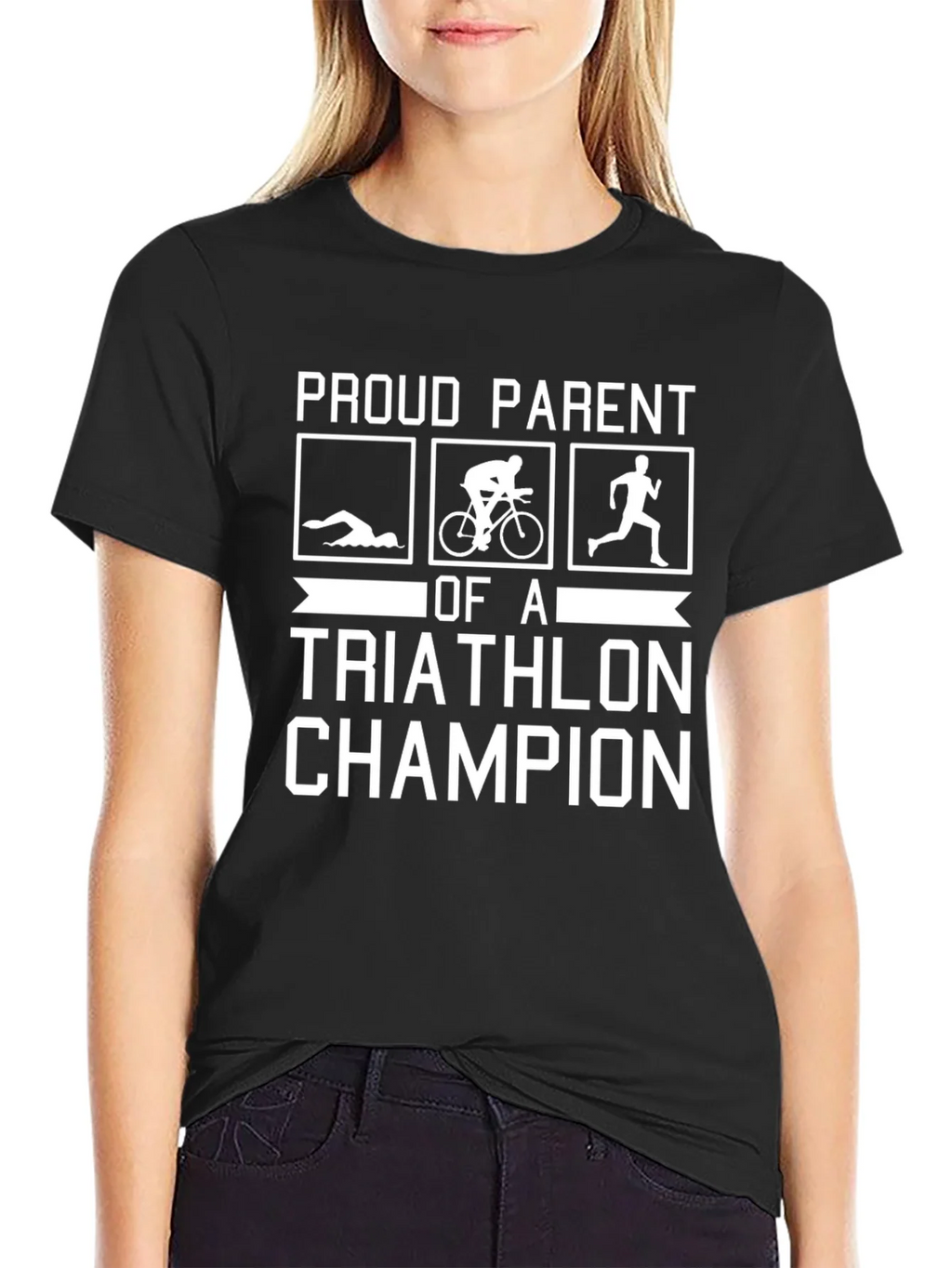Proud Parent of a Triathlon Champion T-Shirt